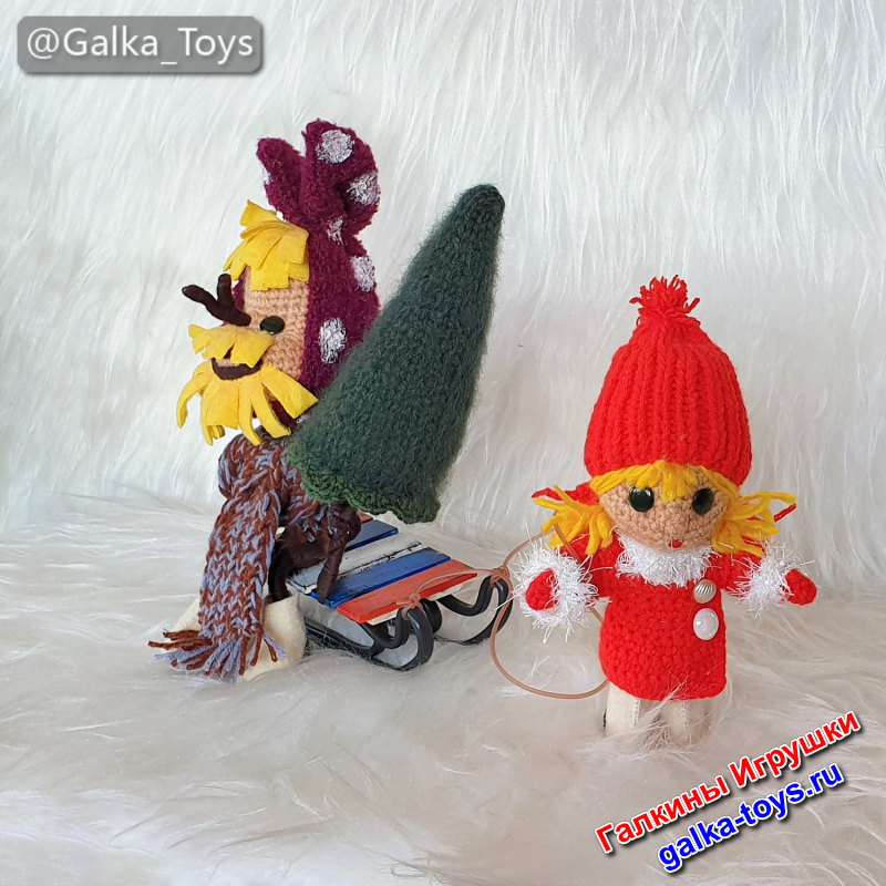 вязаные мягкие игрушки