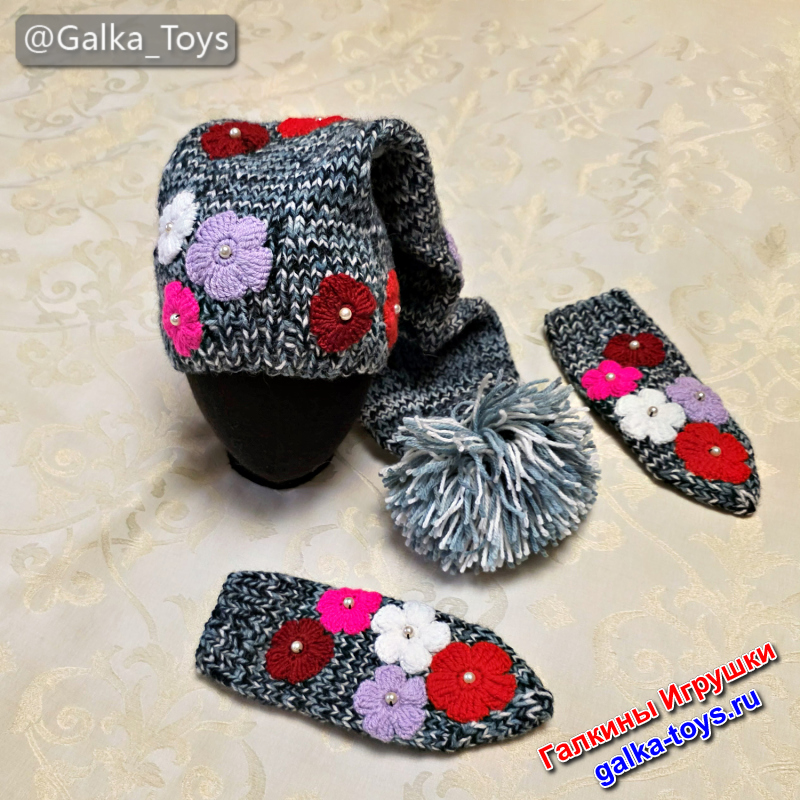 женские варежки зимние